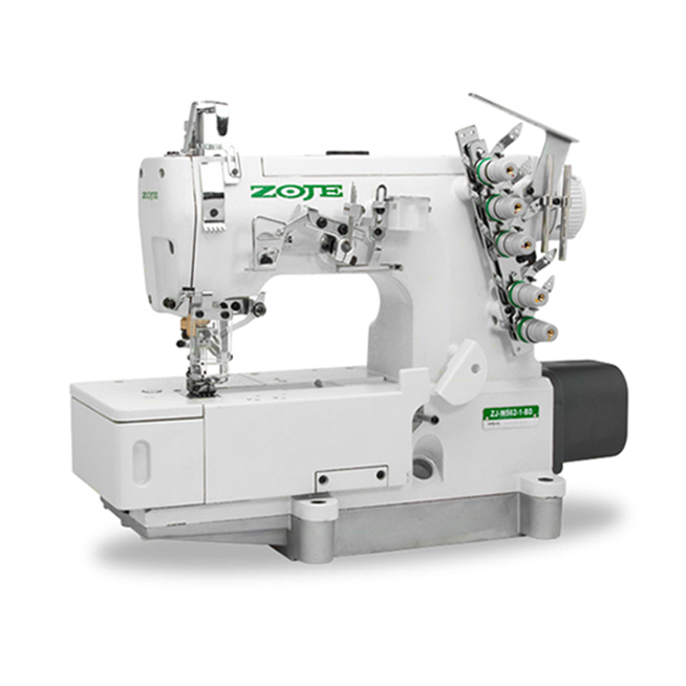 Máquina de costura de collarete 3 agujas para material mediano ...